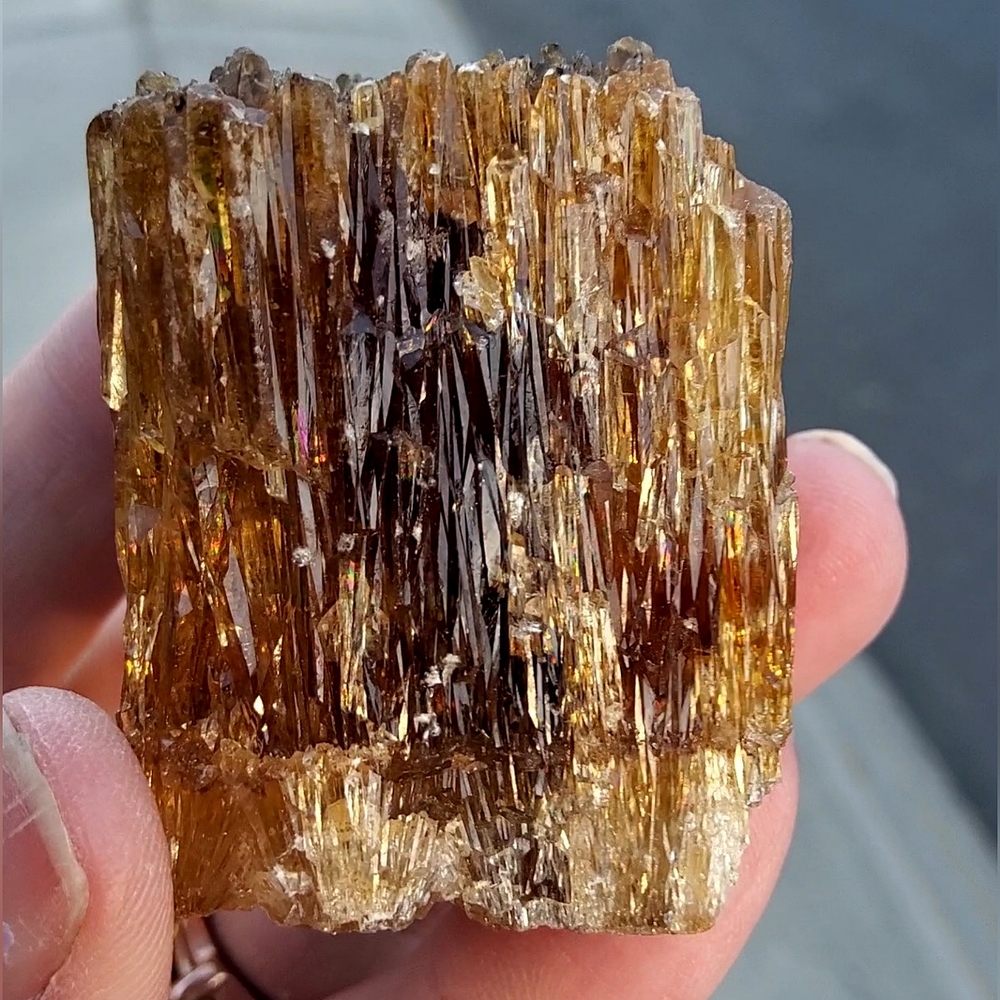 Ultra Sparkly & Flashy, Bold Rootbeer Calcite Specimen